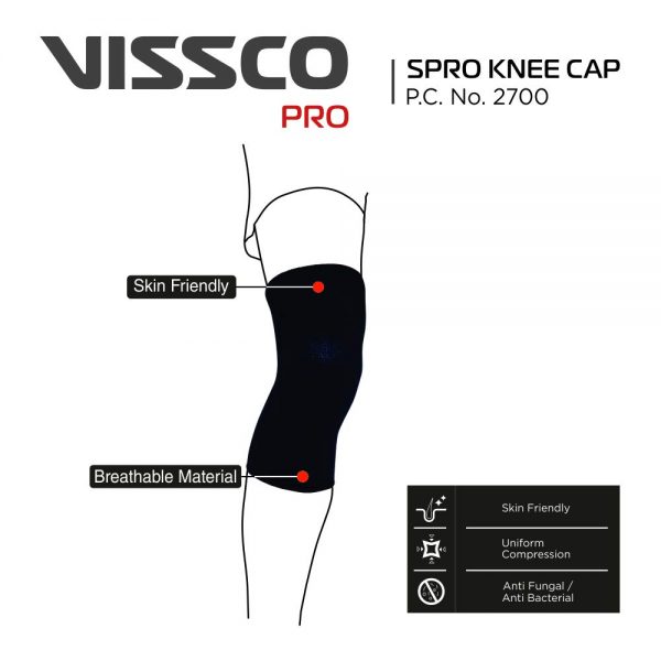 Pro Spro Knee Cap Plus (Pair) - Image 2