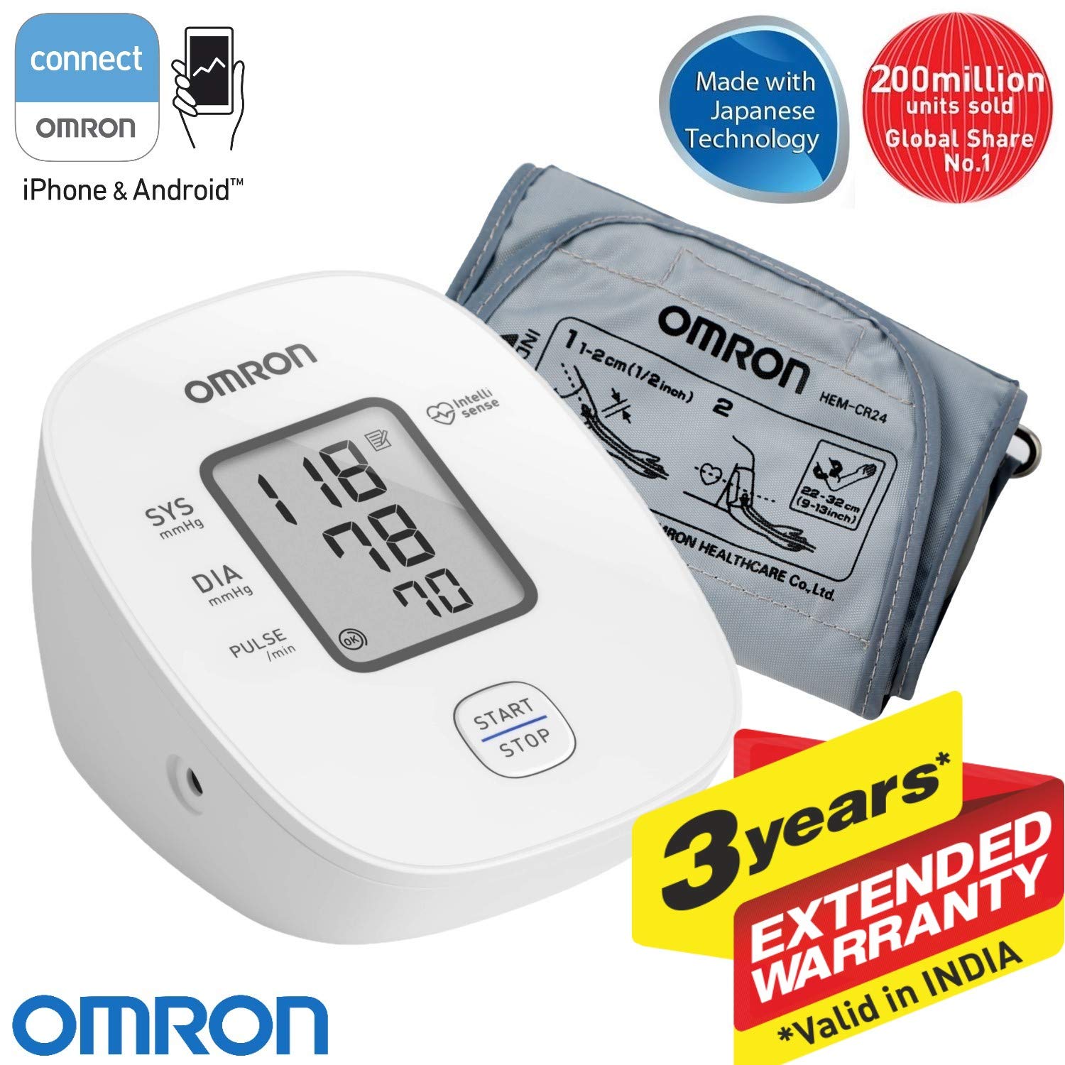 Omron HEM-7121J Bp Monitor