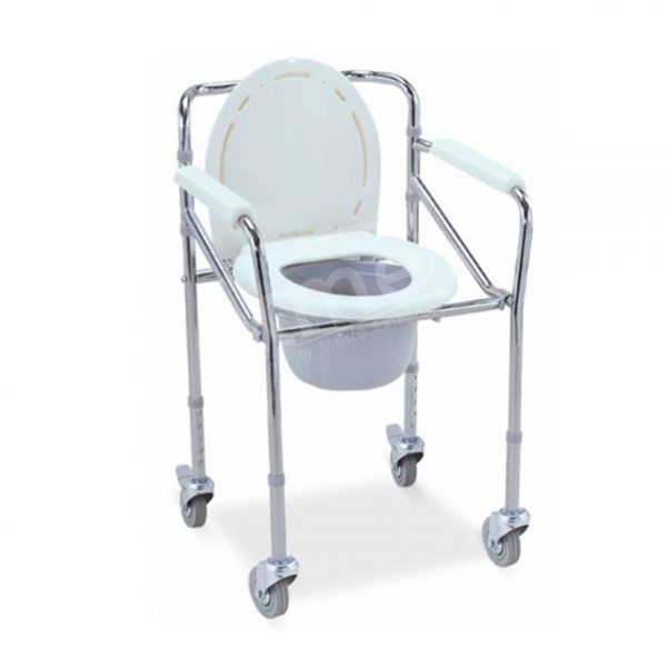 KW 696 Commode Chair- With Wheels - Image 2