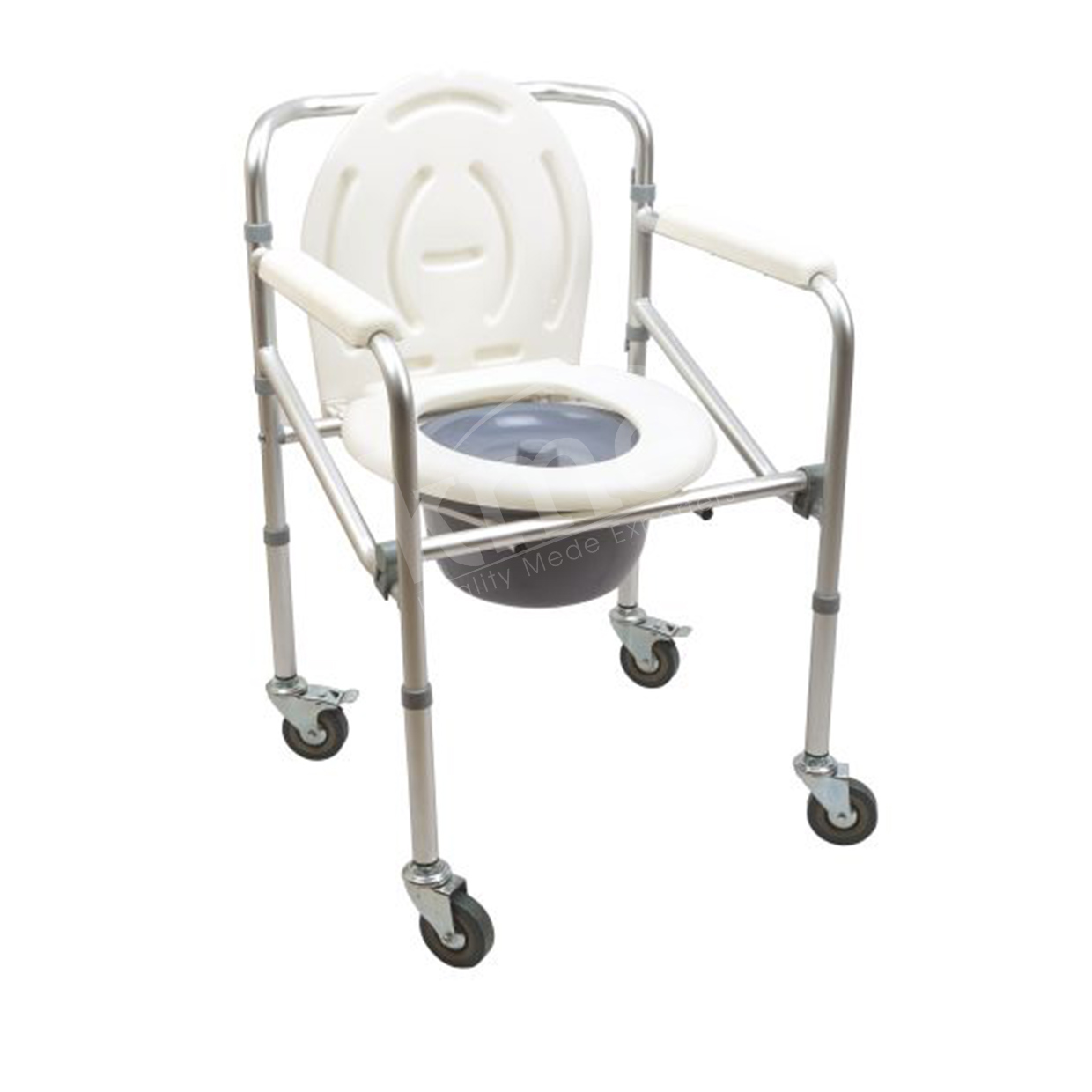 KW 696 Commode Chair- With Wheels