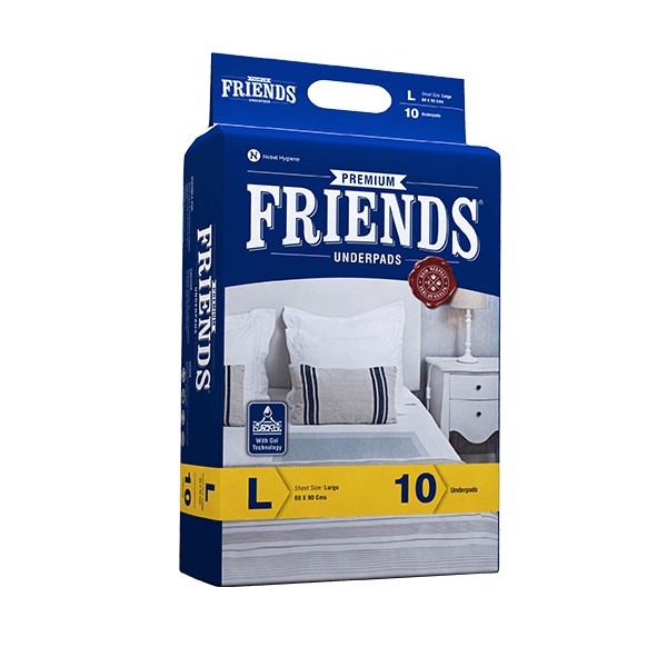 FRIENDS UNDER PAD PREMIUM 10NOS PACK