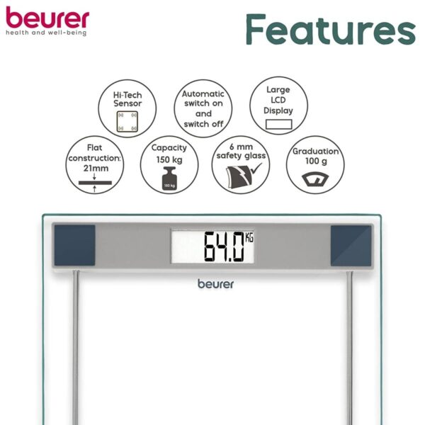Beurer- GS11 Weighing Scale - Image 5